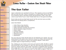 Tablet Screenshot of gunstockfitter.com